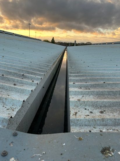 Gulley ready to be cleaned, repaired or maintained by Avisan