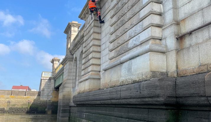 Rope Technician on Rochester Bridge